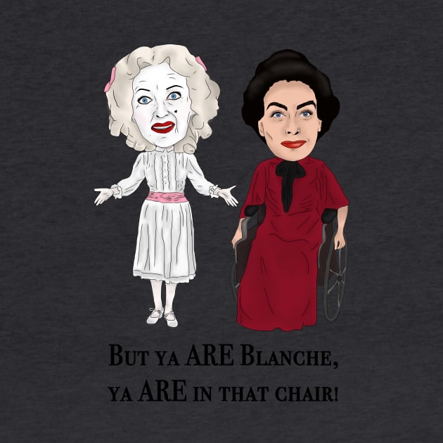 Whatever Happened to Baby Jane, Bette Davis, Joan Crawford Inspired Illustration by MelancholyDolly